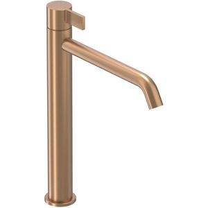 IVY Pact Wastafelmengkraan - opbouw - verhoogd - coldstart - Geborsteld mat koper PVD 6101155