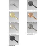 IVY Bond Fonteinkraan - gebogen - opbouw - laag - Zwart chroom PVD 6401057