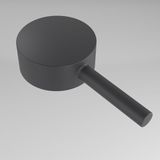 IVY Bond Fonteinkraan - Mat Zwart - Messing - Draaibare Uitloop 19,6 cm