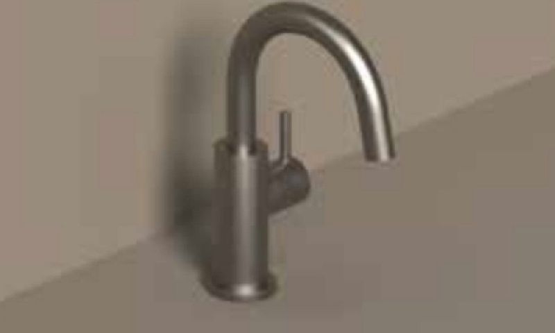 IVY Bond Fonteinkraan - Mat Zwart - Messing - Draaibare Uitloop 19,6 cm