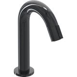 IVY Pact Fonteinkraan - gebogen - opbouw - laag - Zwart chroom PVD 6402057