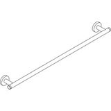 IVY - Wandhanddoekrek - Geborsteld Mat Koper - Enkel - 60cm