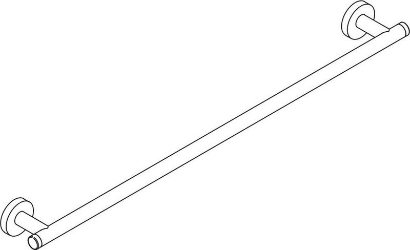 IVY - Wandhanddoekrek - Geborsteld Mat Koper - Enkel - 60cm