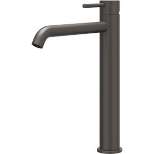 Wastafelkraan ivy concord model l coldstart rvs316 geborsteld carbon black pvd