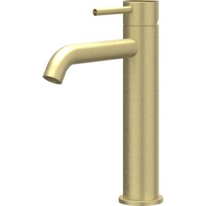 IVY Concord Wastafelmengkraan - opbouw - middelhoog - coldstart - RVS316 - geborsteld mat goud PVD 6100402