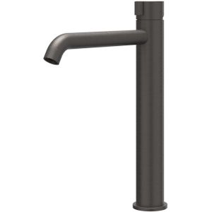 Wastafelkraan IVY Tribe Model L Coldstart RVS316 Geborsteld Carbon Black PVD