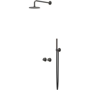 Tribe - Inbouw Combiset - Roestvrijstaal - Antikalk Nozzels