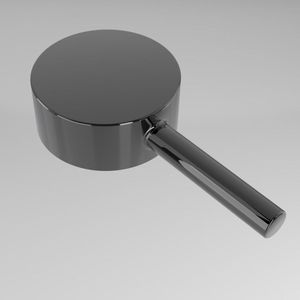 IVY Bond Vrijstaande Badmengkraan - Staafhanddouche - Zwart Chroom PVD - Messing - Kranen - Badkranen - Vrijstaande Badkranen - 8718835311292