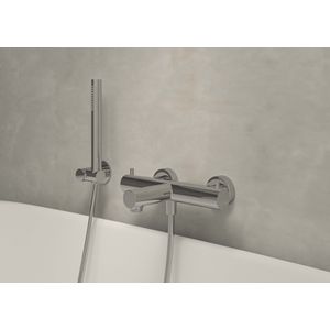 May Opbouw Badthermostaat - Vaste Uitloop - Chroom - Messing - Kranen - Badkranen - Opbouw Badkranen - 8718835382117