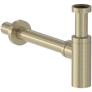 Designsifon may geborsteld mat goud pvd