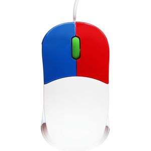 Clevy Kindermuis - Ergonomische computer muis voor kinderen (USB/PC/Chromebook) Op kleur gecodeerde knoppen