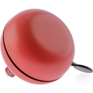 Fietsbel Ding-Dong NietVerkeerd ø80mm - bourgonje red