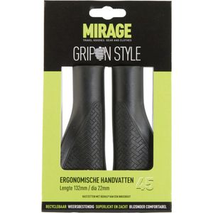 Mirage handvattenset grips in style 132/132mm zwart