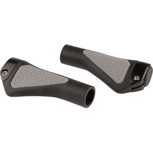 Mirage handvattenset grips in style 132/132mm zwart/grijs