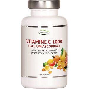 Nutrivian Vitamine C1000 mg calcium ascorbaat 100 tabletten