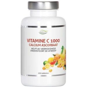Nutrivian Vitamine C1000 mg calcium ascorbaat (200tb)