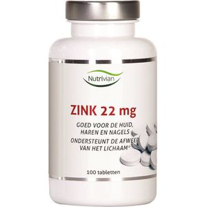 Nutrivian Zink Methionine 22mg Tabletten 100TB
