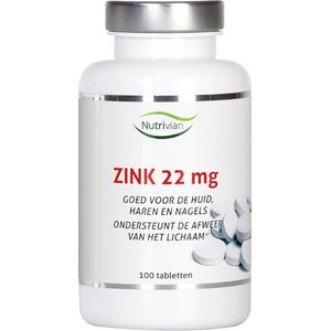 Nutrivian Zink Methionine 22mg Tabletten 100TB