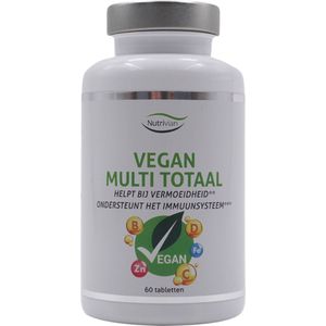 Nutritivan - Vegan Multi Totaal - 60 tabletten - multi vitaminen - voedingssupplement