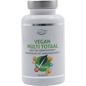 Nutritivan - Vegan Multi Totaal - 60 tabletten - multi vitaminen - voedingssupplement
