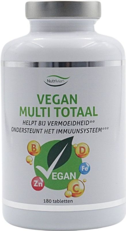 Nutrivian - Multi Totaal Vegan - 180 Tabletten