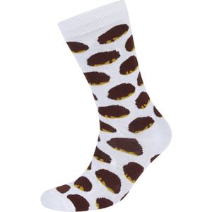 Bossche bollen sokken mt 41/45 - Wit