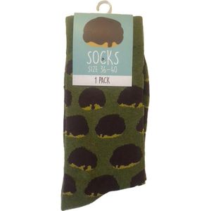 Boss - Bossche Bollen Sokken - Olijfgroen - 70% Katoen, 25% Polyester