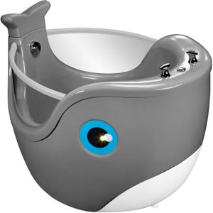 Baby Whale Spa - Grey & White