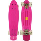 Sajan - Skateboard - LED - Penny board - Roze - 22.5 inch - 56cm - Skateboard met Verlichting