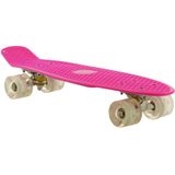 Sajan - Skateboard - LED - Penny board - Roze - 22.5 inch - 56cm - Skateboard met Verlichting