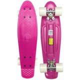 2Cycle - Skateboard - Penny board - Roze-Wit - 22.5 inch - 56cm - Diverse Kleuren