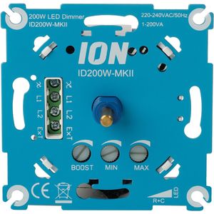 ION INDUSTRIES - Inbouw Led Dimmer 200W - LED Dimmer 0.3-200 Watt