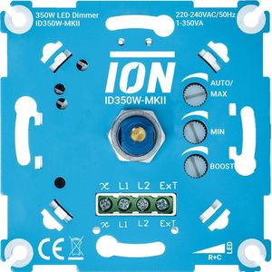 Led dimmer inbouw 0.3W-350W | Fase afsnijding (RC) | iON Industries