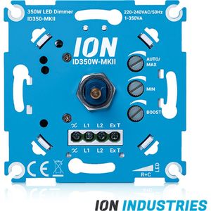 ION INDUSTRIES - LED Dimmer - Universeel - 350 W - Geschikt voor 0.3-350 Watt