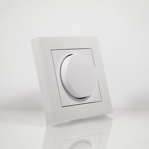 Enkelvoudige dimmer afdekplaat - Wit