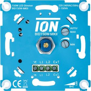 Led dimmer inbouw 0.3W-150W | Fase afsnijding (RC) | iON Industries