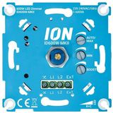 ION INDUSTRIES - LED Dimmer - 0.3-350 Watt - Inbouw - Zwart