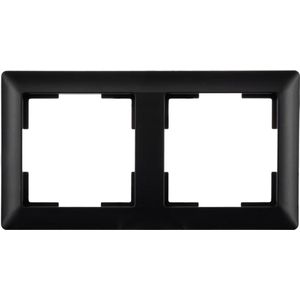 Ion Industries Afdekraam | 2-voudig J1 Mat Zwart | IP20