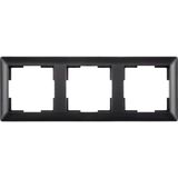 ION Industries - J1 - Afdekraam - Mat Zwart - 3-voudig