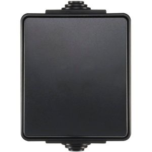Wisselschakelaar - Opbouw - IP55 - Zwart