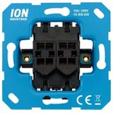 Wipschakelaar Dubbel - 2-polig - Mat Zwart