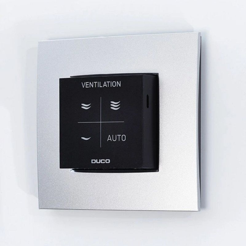 Wipschakelaar Dubbel - 2-polig - Mat Zwart