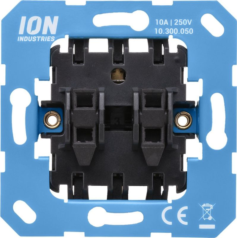 ION Industries - Schakelaar Inbouw - Wissel/Wissel - IP20 - 71 x 71 mm