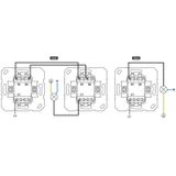 ION Industries - Inbouwschakelaar - Impuls - IP20 - 71 x 71 mm