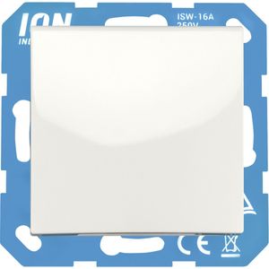 Ion Industries Wandcontactdoos | RA met Klapdeksel IP44 E1 Alpin Wit