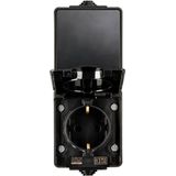 ION Industries - Combinatie Spatwaterdicht - Opbouw - Zwart - IP55