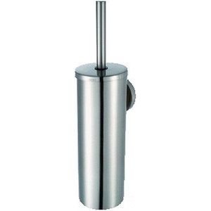 Toiletborstelset Haceka Aqualux PRO2500 met Deksel RVS Look