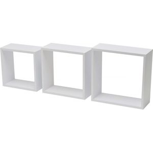 Duraline Triple Cube Wit Gelakt RAL9003 12mm 30x30x12cm