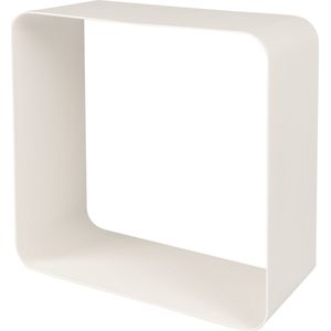 Duraline Wandkubus staal 28x28x12cm wit - Duraline Wall Cube staal 28x28x12cm wit