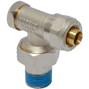 Sanivesk Voetventiel Meerlagen Haaks 1/2"mx16mm